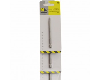 Clip Strip of 90mm PZ2 Screwdriver Bits